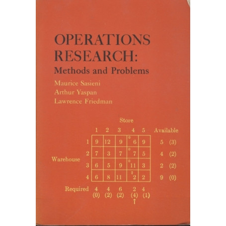 OPERATIONS RESEARCH: METHODS AND PROBLEMS