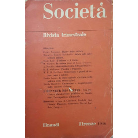 Società . Rivista trimestrale 5