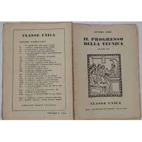 Il progresso della tecnica . Volume III