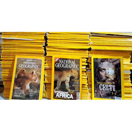 Lotto di 166 riviste "National Geographic Italia"