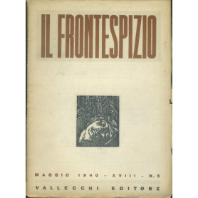 Il frontespizio. Maggio 1940. XVIII. N. 5