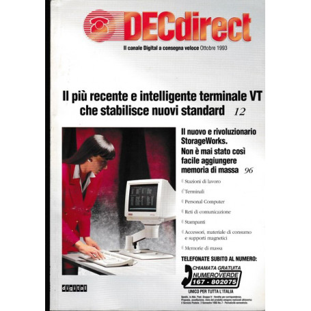 DECDIRECT: il canale digitale a consegna veloce.Catalogo pubblicitario. Ott.1993