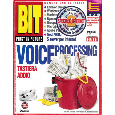 BIT FIRST IN FUTURE. Rivista. Anno 18 n.175. Ottobre 1995.