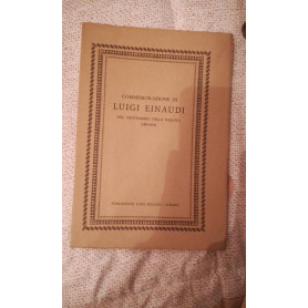 commemorazione di luigi einaudi nel centenario della nascita