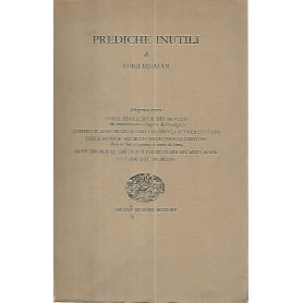 Prediche inutili. Dispensa terza