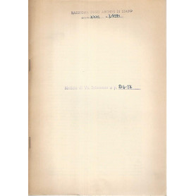 Rassegna degli archivi di stato. Estratto
