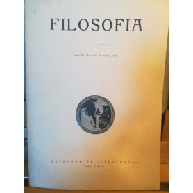 Fiilosofia. Anno XIII. Ottobre 1962. IV.