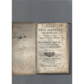 Della vita privata dè romani