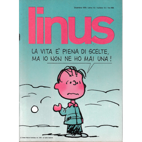 Linus. Dicembre 1976 / anno 12 / n. 12