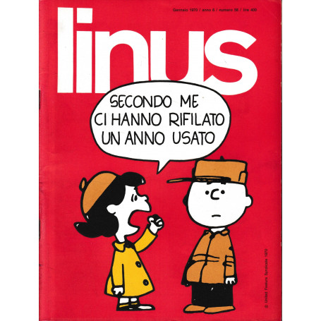 Linus. Gennaio 1970 / anno 6 / n. 8
