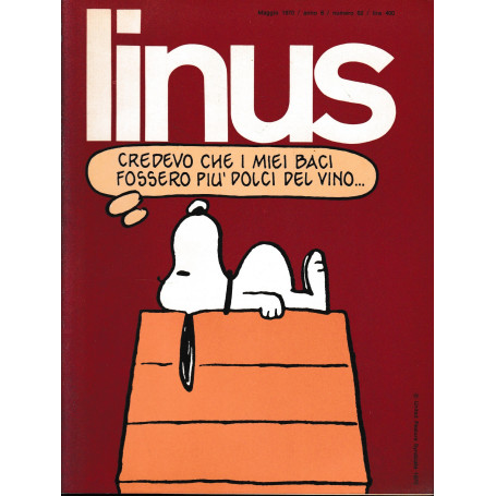 Linus. Maggio 1970 / anno 6 / n. 62
