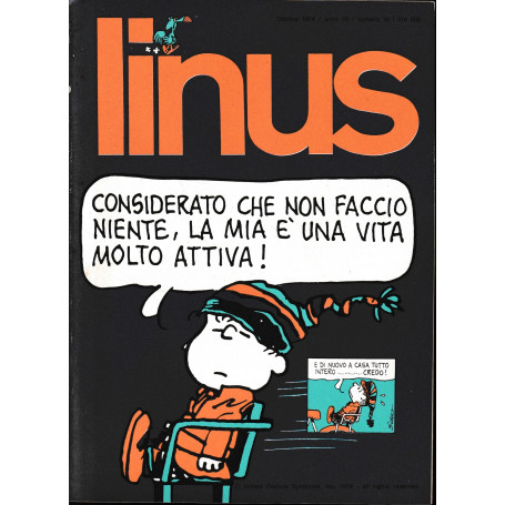 Linus. Ottobre 1974 / anno 10 / n. 10