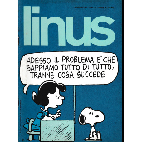 Linus. Settembre 1975 / anno 11 / n. 9