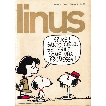 Linus. Dicembre 1975 / anno 11 / n. 12