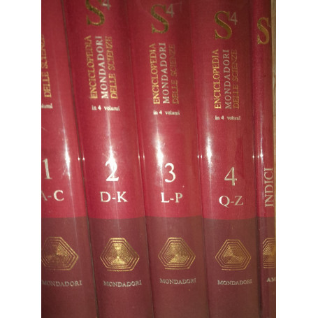 Enciclopedia Mondadori delle scienze (5 volumi)