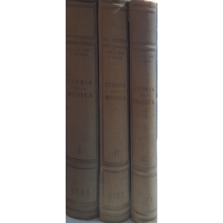 Storia della musica (3 volumi)