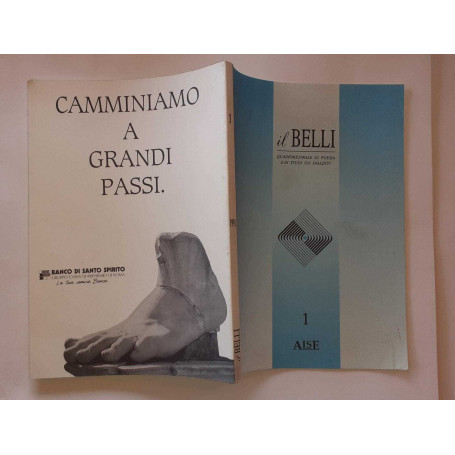 Il Belli. Quadrimestrale di poesia e di studi sui dialetti. N.1
