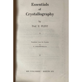 Essentials of crystallography