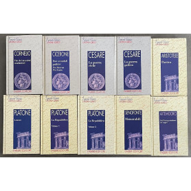 Lotto di 10 libri della Collana I Grandi Classici Latini e Greci. Vedi descrizione