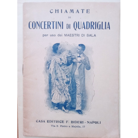 Chiamate di concertini di quadriglia per uso dei maestri di sala