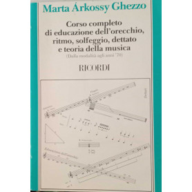 Corso completo di educazione dell'orecchio ritmo solfeggio dettato e teoria della musica.