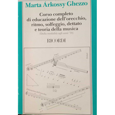 Corso completo di educazione dell'orecchio ritmo solfeggio dettato e teoria della musica.