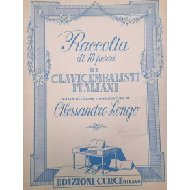 Raccolta di 18 pezzi di clavicembalisti italiani