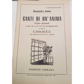 Canti di un'anima. Liriche spirituali