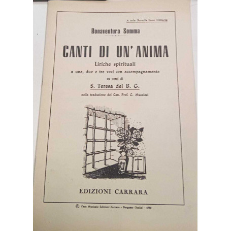 Canti di un'anima. Liriche spirituali