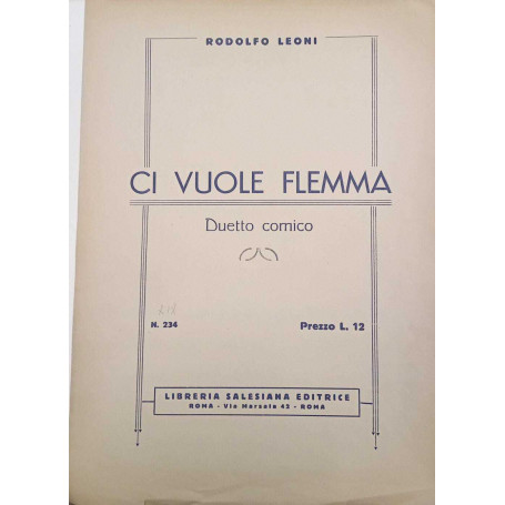 Ci vuole flemma. Duetto comico