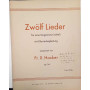 Zwolf Lieder