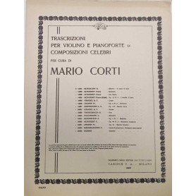 Trascrizioni per violino e pianoforte di composizioni celebri