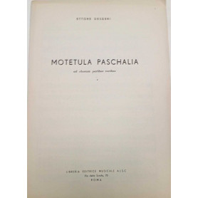 Motetula Paschalia