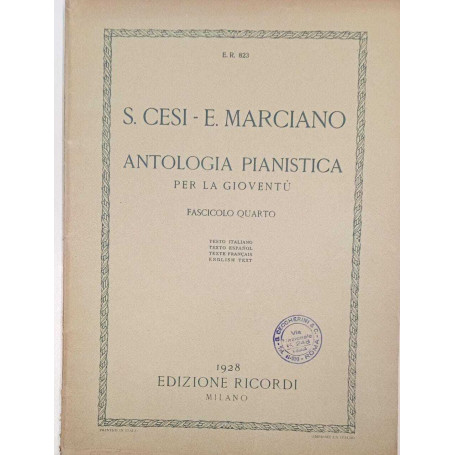 Antologia pianistica per la gioventù (fascicolo quarto)