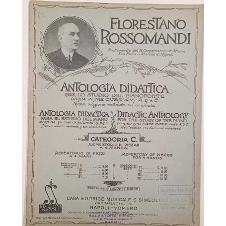 Antologia didattica per lo studio del pianoforte (categoria C)