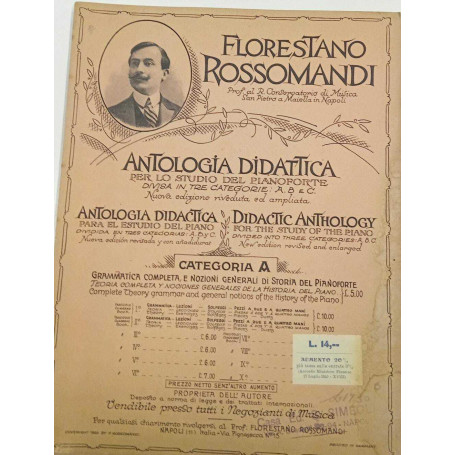 Antologia didattica per lo studio del pianoforte (categoria A)