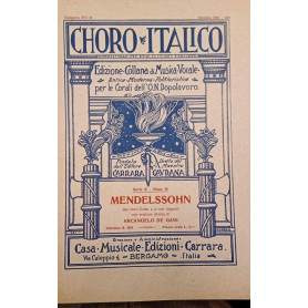 Mendelssohn due brevi lieder a 4 voci ineguali