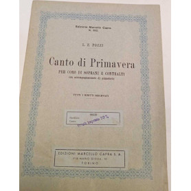 Canto di primavera per coro di soprani e contralti