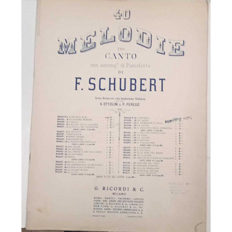 40 melodie per canto