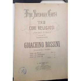 Fede speranza carità tre cori religiosi