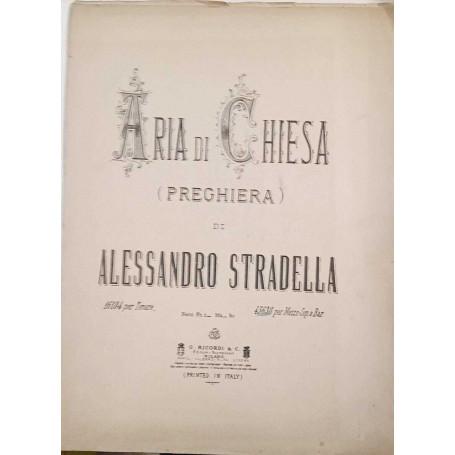 Aria di chiesa (preghiera)