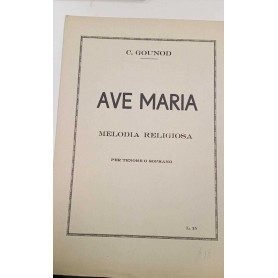 Ave Maria. Melodia religiosa per tenore e soprano