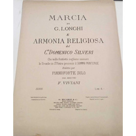 Marcia di G.Longhi a armonia religiosa