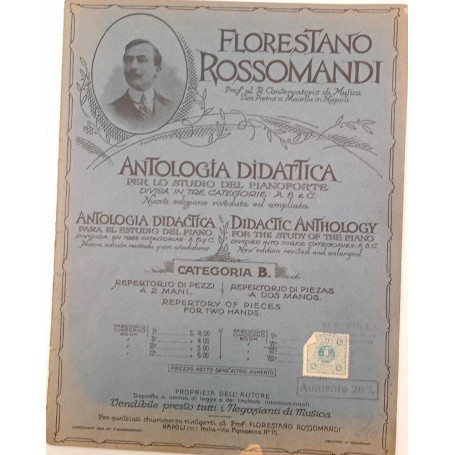 Antologia didattica per lo studio del pianoforte (categoria B)
