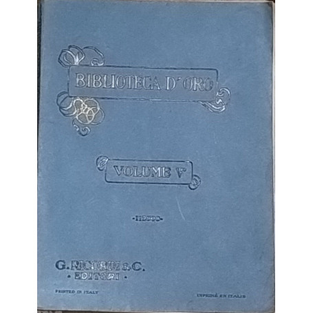 Raccolta di pezzi per pianoforte. Biblioteca d'oro. Volume V.