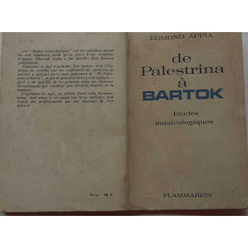 De Palestrina a Bartok. Etudes musicologiques