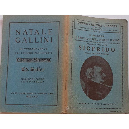 L'anello del Nibelungo. Seconda giornata Sigfrido. Note di Gustavo Macchi