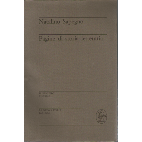 Pagine di storia letteraria.