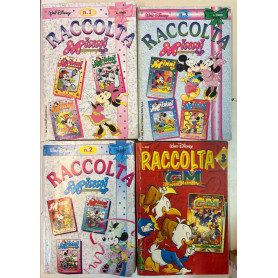 Lotto 4 fumetti Raccolta Minni (N°1-2-3) e Raccolta GM n° 3.