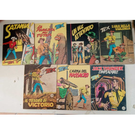 Lotto n. 7 albi Tex. Numerazione in descrizione.